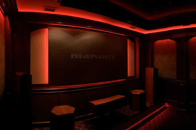 Lighting Control System with Home Theater