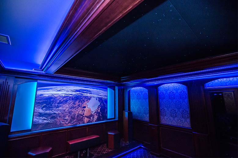 Lighting Control System at Home Theater