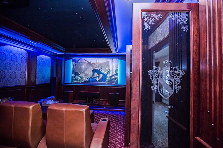 Lighting Control System at Home Theater