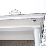 surveillance camera installed outside home