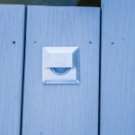 surveillance camera installed on door